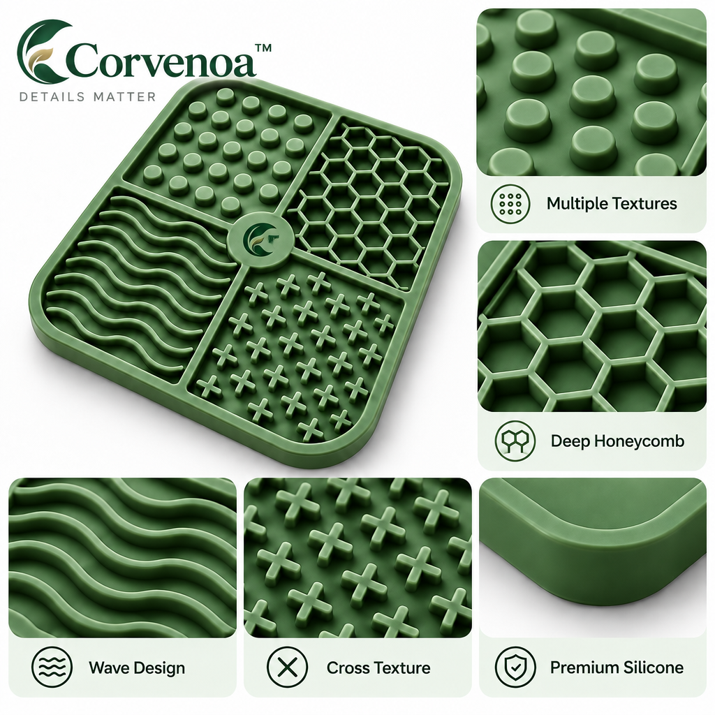 Corvenoa™ Multi-Zone Enrichment Lick Mat