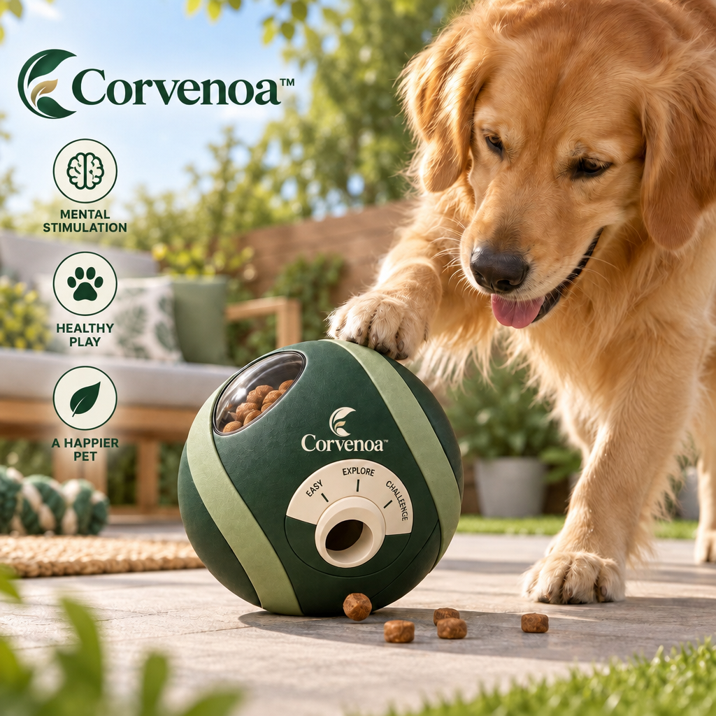 Corvenoa™ Adjustable Treat Puzzle Ball