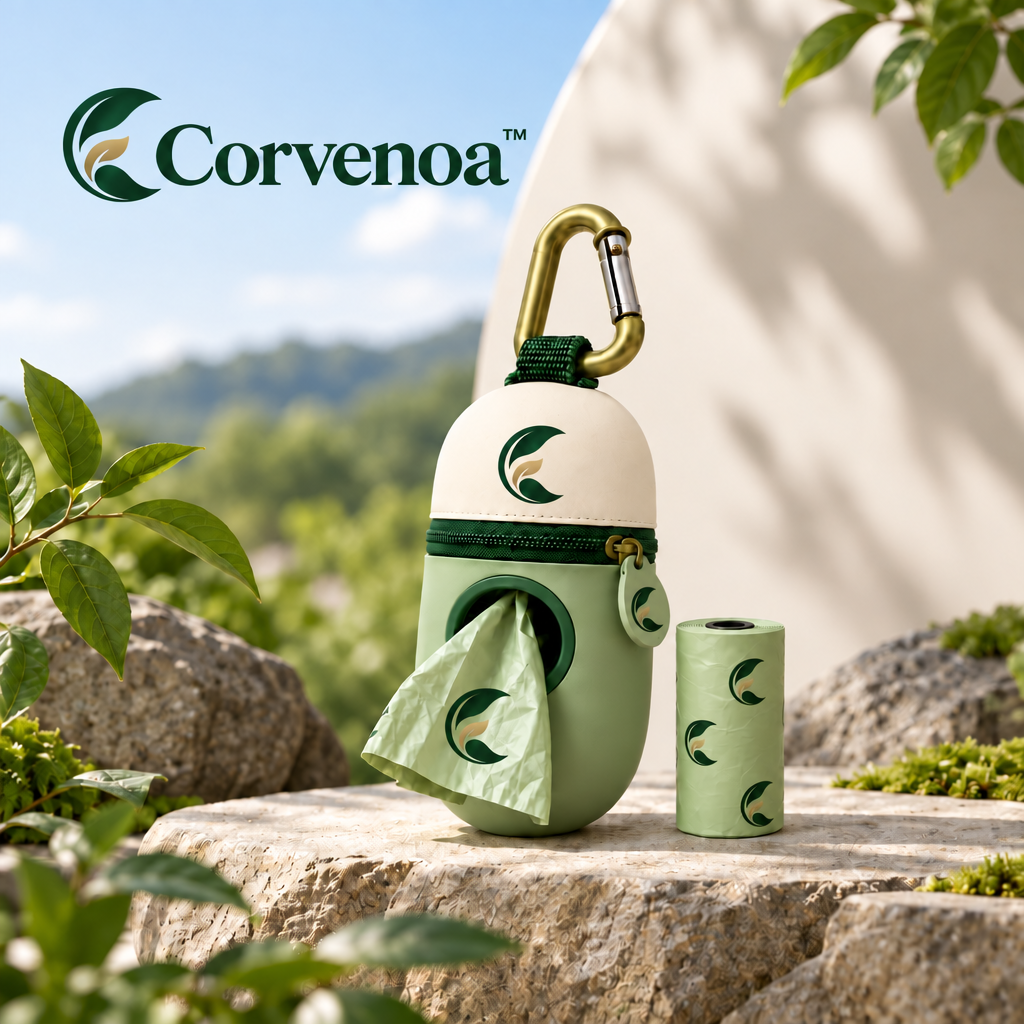 Corvenoa™ Clip-On Dog Poop Bag Holder