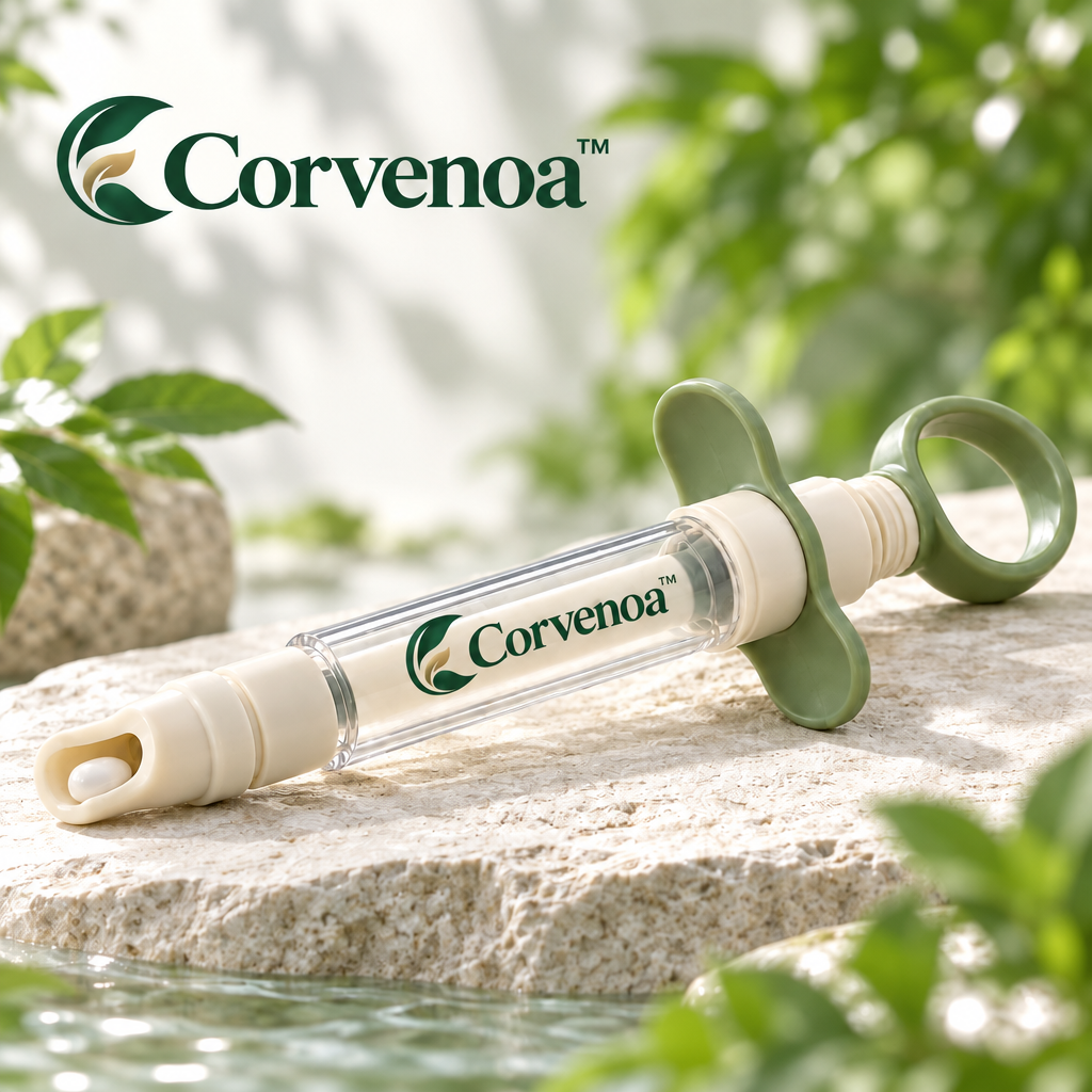 Corvenoa™ Pet Pill Applicator with Soft Silicone Tip