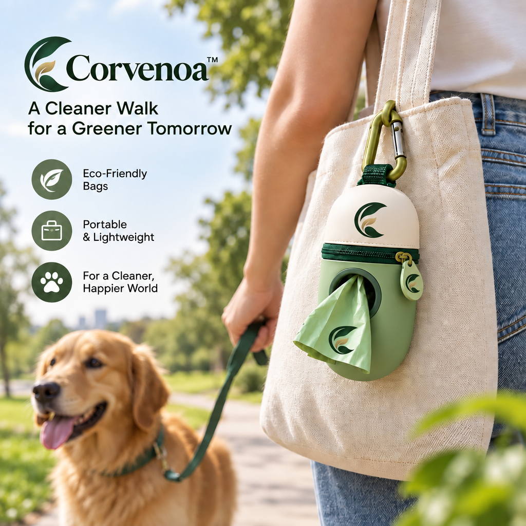 Corvenoa™ Clip-On Dog Poop Bag Holder