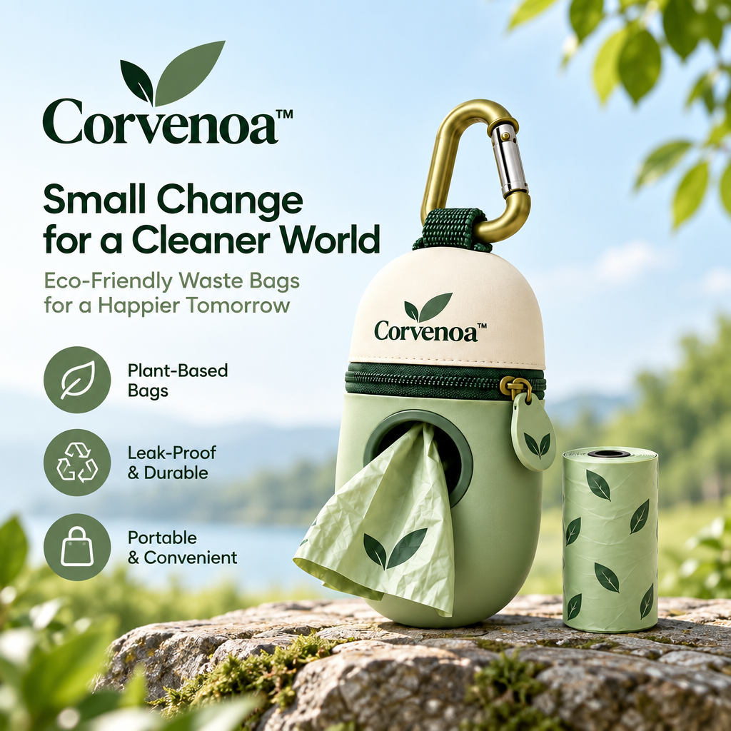 Corvenoa™ Clip-On Dog Poop Bag Holder