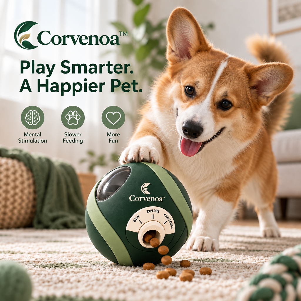 Corvenoa™ Adjustable Treat Puzzle Ball