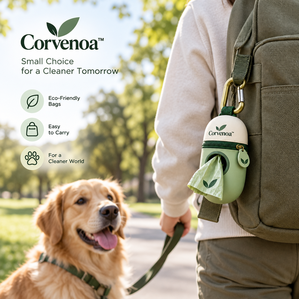Corvenoa™ Clip-On Dog Poop Bag Holder