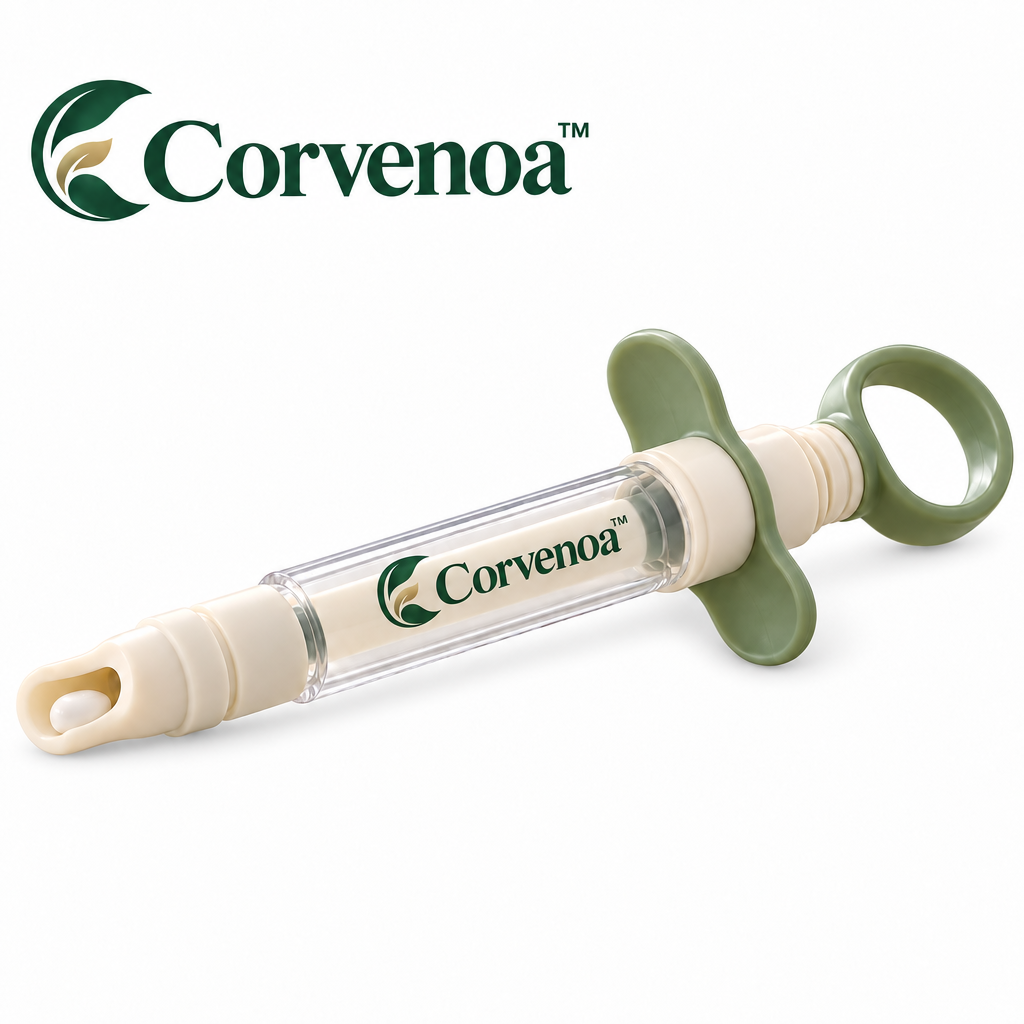 Corvenoa™ Pet Pill Applicator with Soft Silicone Tip