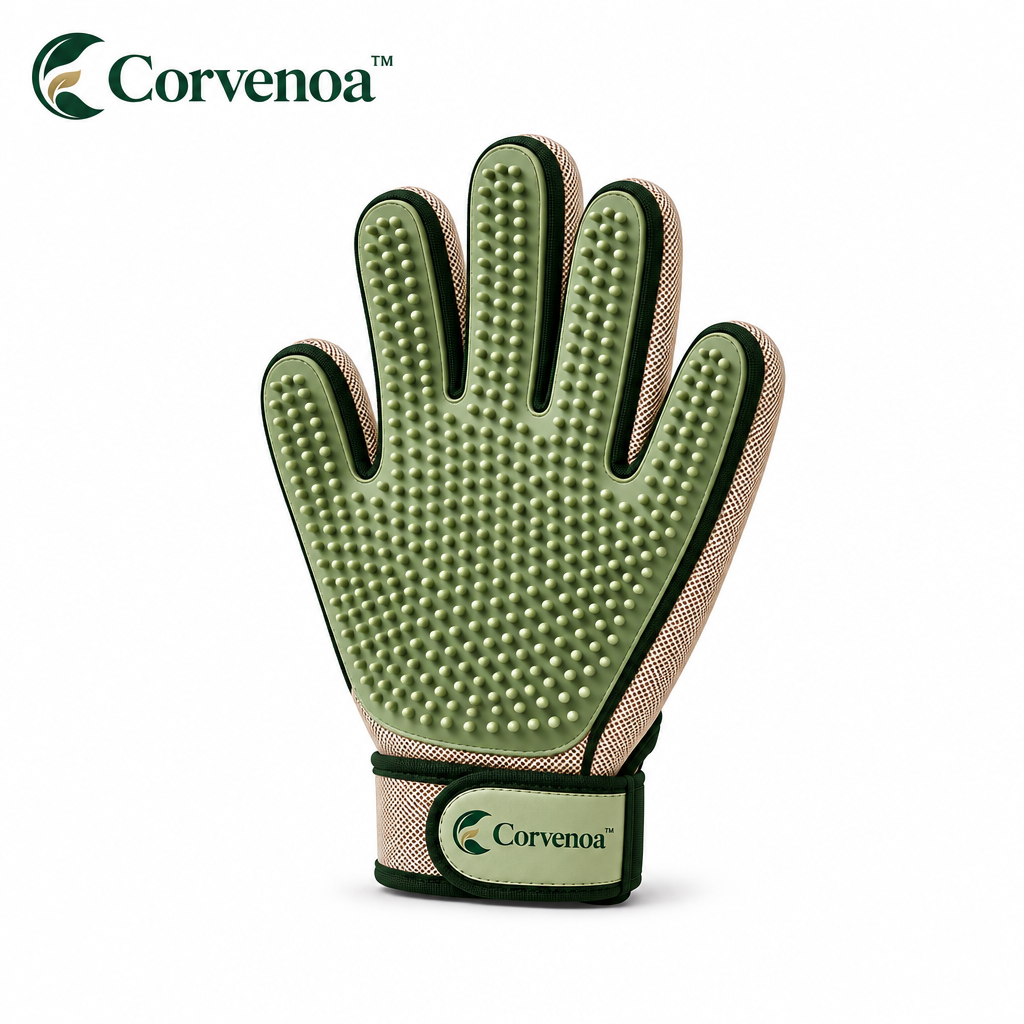 Corvenoa™ 3-in-1 Pet Hair Removal & Grooming Glove