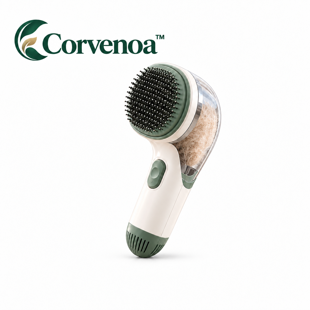 Corvenoa™ 3-in-1 Grooming Vacuum Brush